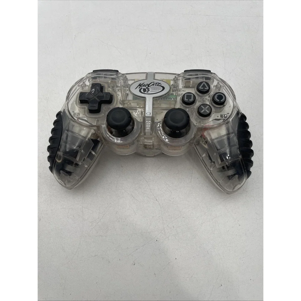 MadCatz 2004 PlayStation 2 Wireless #8246 2.4Gh Series Controller Clear